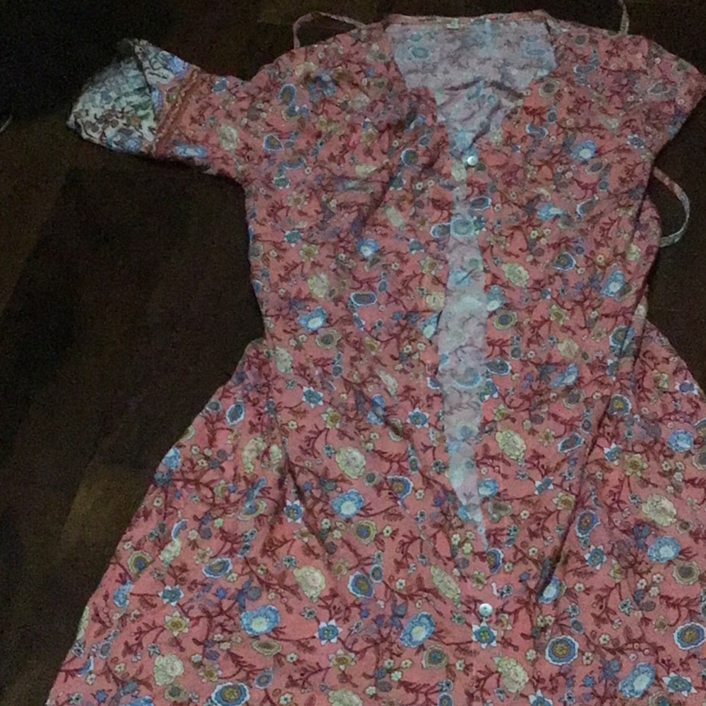 Handmade dress that buttons
